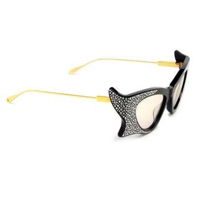 Gucci Eyewear Geometric Frame Sunglasses In Black