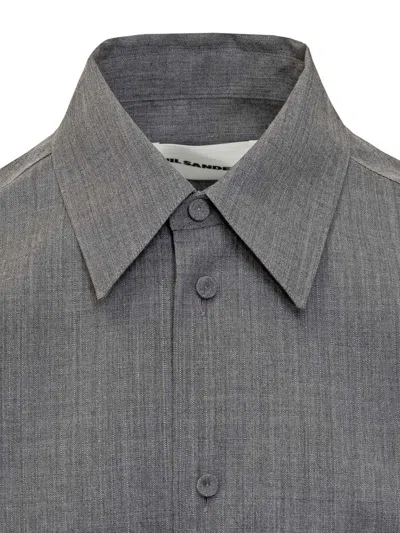 Shop Jil Sander Shirt 101 In Grey