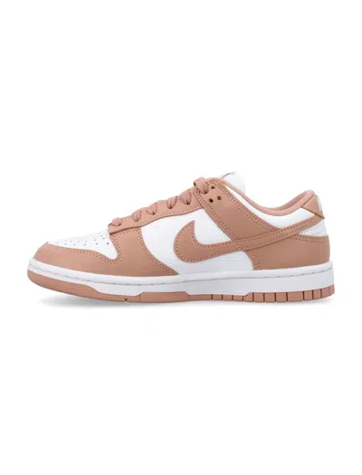 Shop Nike Dunk Low Woman Sneakers In White Rose Whisper