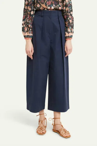 Shop Ulla Johnson Emery Pants In Midnight Blue