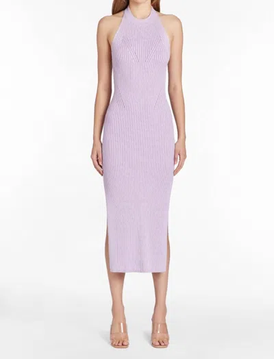 Amanda Uprichard Taos Knit Dress In Lavender In Purple