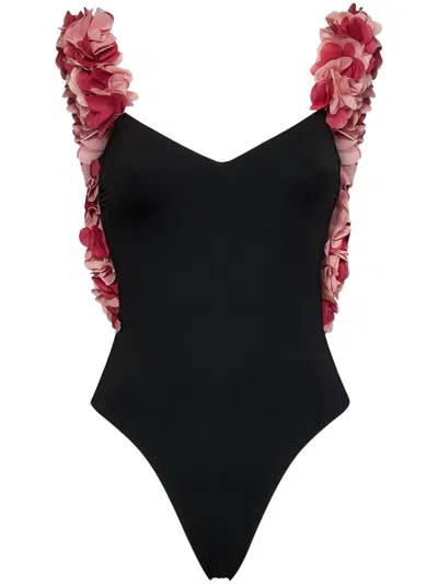 Shop La Reveche Amira Swimsuit In Black