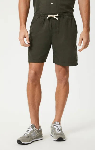 Mavi Shorts In Asphalt In Green