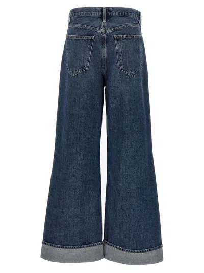 Shop Agolde 'dame' Jeans In Blue