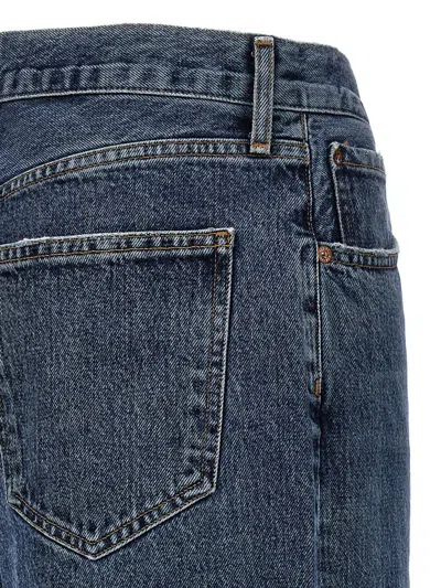 Shop Agolde 'dame' Jeans In Blue