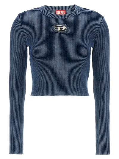 Shop Diesel 'm-anchor-a' Sweater In Blue