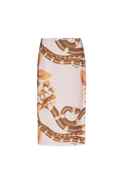 Pf24 Moni Skirt In Eden Print