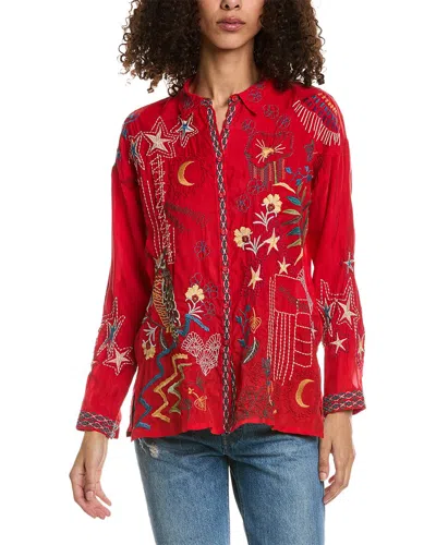 Shop Johnny Was Julez Blouse In Red