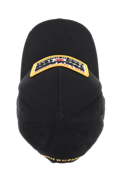 Shop Dsquared2 Baseball Cap With Logoed Patch Men In Multicolor