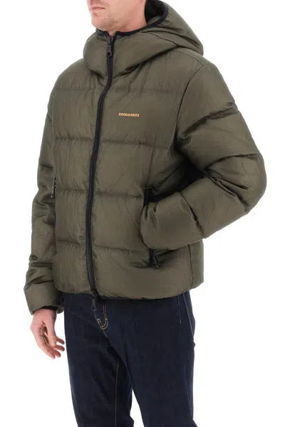 Shop Dsquared2 Ripstop Puffer Jacket Men In Multicolor