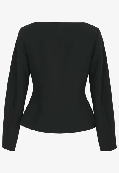 DALOOD BLAZER W BALERINA NECKLINE 