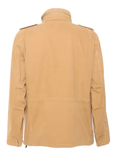 Aspesi Long-sleeved Casual Jacket In Beige