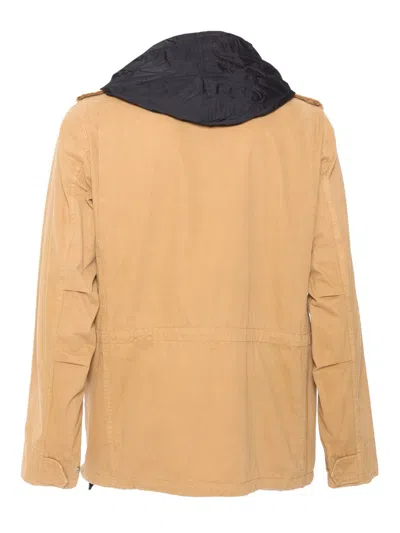 Aspesi Long-sleeved Casual Jacket In Beige