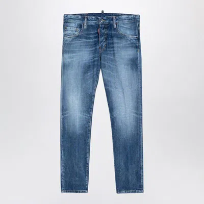 Shop Dsquared2 Pants In Blue