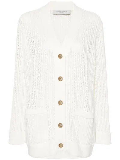 Shop Golden Goose Journey W`s Cardigan Clothing In 20102 Antique White