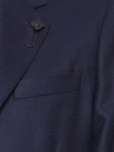 Lardini Single-breasted Jacket In Multicolor
