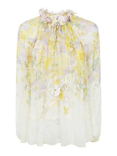 Shop Zimmermann T-shirts & Tops In Yellow
