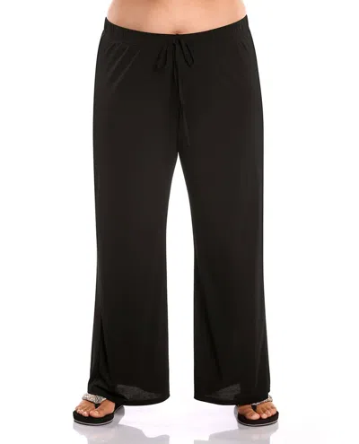 Always For Me Plus Size Lounge Pant In Black In Black