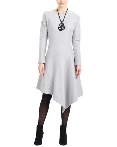 Shop Natori Double Jersey Midi Dress In Grey