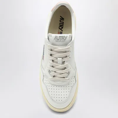 Autry Medalist Low Leat Leat Wht Pink In White