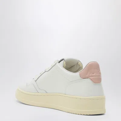 Autry Medalist Low Leat Leat Wht Pink In White