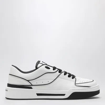 Dolce & Gabbana New Roma Leather Low-top Sneakers In White