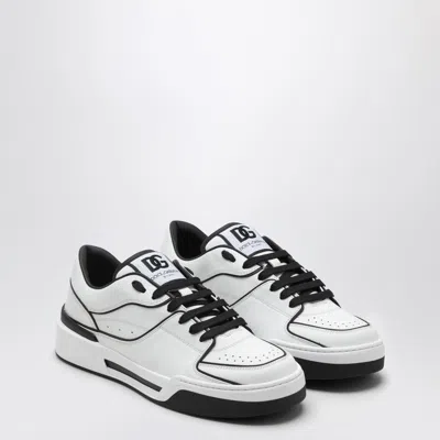 Dolce & Gabbana New Roma Leather Low-top Sneakers In White