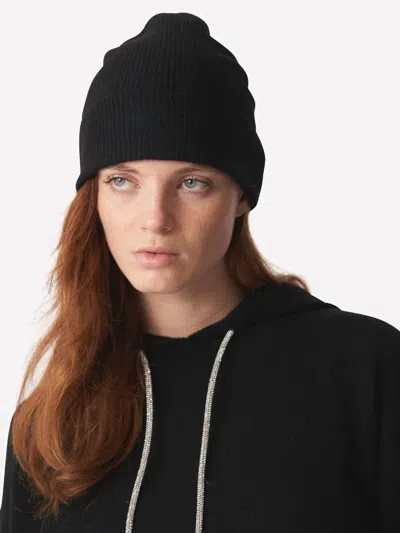 Brodie Cashmere Women's Beths Beanie In Black In Black