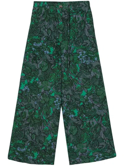 Shop Pierre-louis Mascia Pants In Green