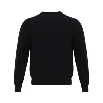 Shop Colombo Cashmere Elegance Black Sweater