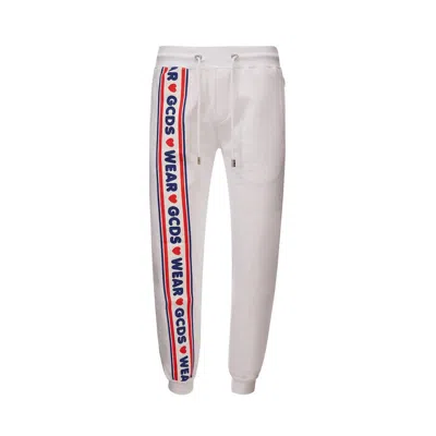Gcds Elevate Your Wardrobe With Chic Cotton Men's Pants In White