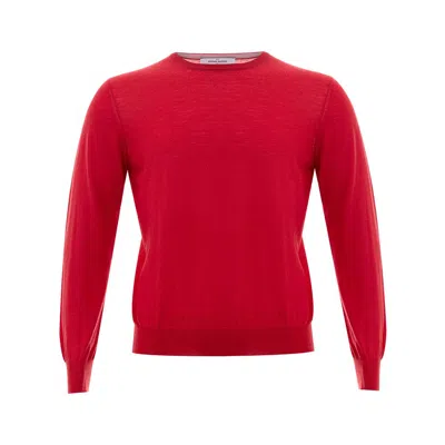 Gran Sasso Round Neck Sweater In Red  In Red