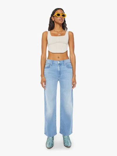 Mother The Tripper Ankle Fray All Over The Map Jeans In Blue - Size 29 In Blue