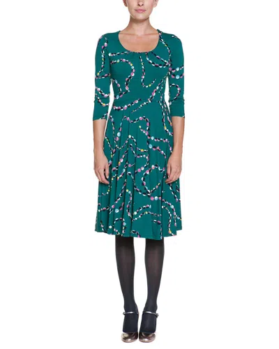 Shop Boden Highgate Green Beads Print Jersey Dress