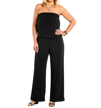 Always For Me Plus Size Quintessential Jumpsuit In Black In Black