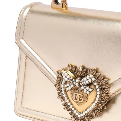 Shop Dolce & Gabbana Bags In Golden