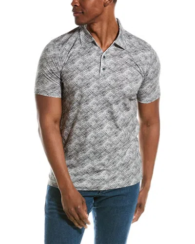 Shop Raffi Polo Shirt In Grey