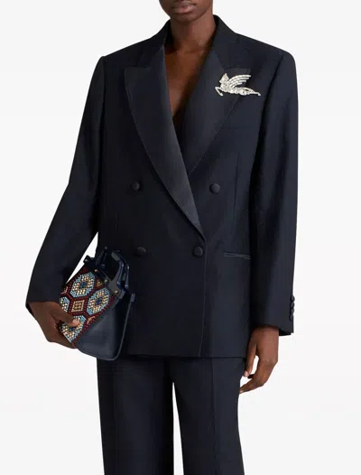 Etro Jackets Black In Black