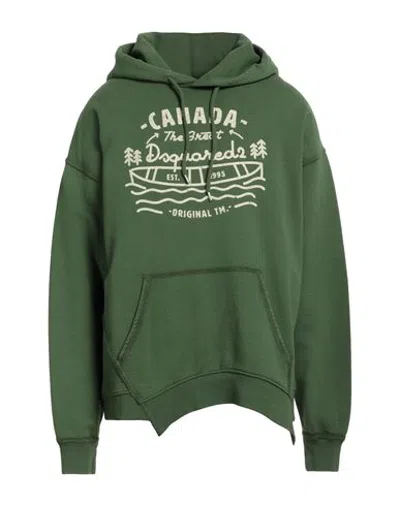 Dsquared2 Dsquared Men Sweatshirt With Logo In Green