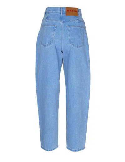 Shop Marni Straight Leg Jeans In Blue