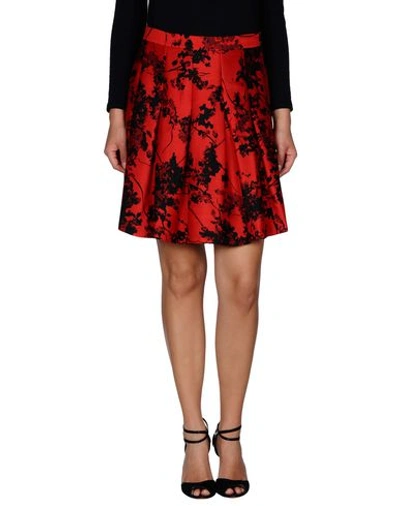 Diane Von Furstenberg Knee Length Skirt In Red