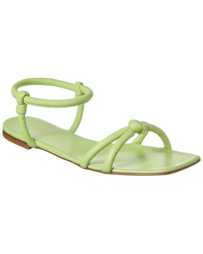 Gianvito Rossi Juno Leather Sandals In Green