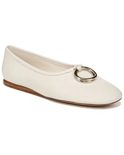 Shop Vince Didi Leather Slip-on In White