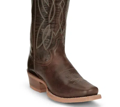 Justin Women's Mayberry Western Boots - B/medium Width In Umber In Multi