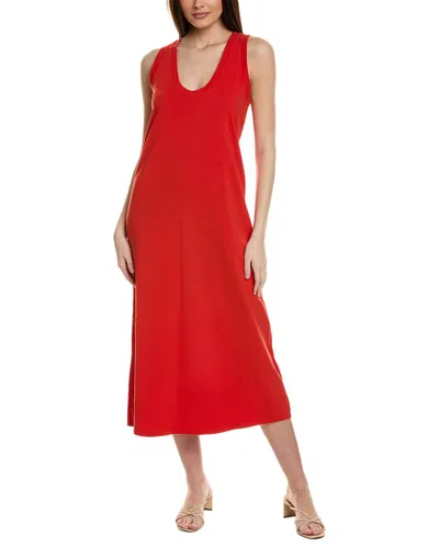 Shop Max Mara Leisure Paraggi Tank Dress In Red
