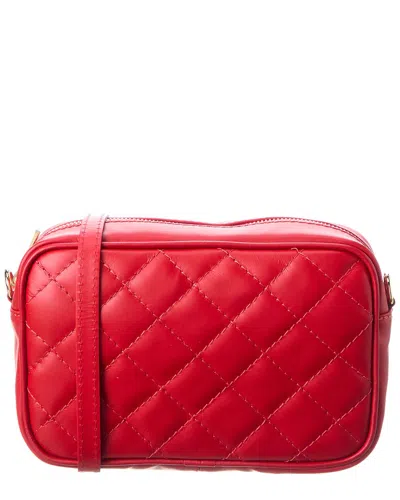 Shop Persaman New York Evie Quilted Crossbody In Red