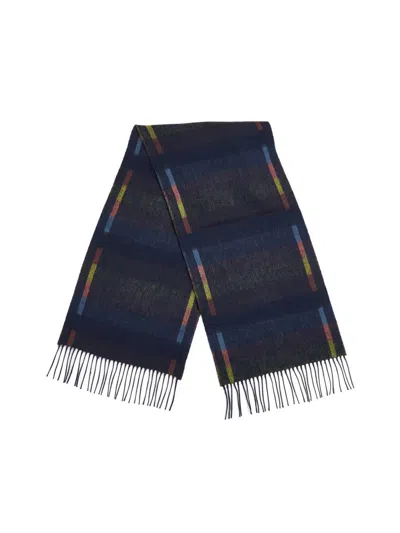 Shop Paul Smith Scarfs In Blue