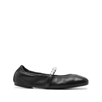 Stuart Weitzman Ballet Flats  Woman Color Black In Black