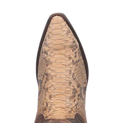 Pre-owned Dan Post Men's Sturgis Python Boot Dp3058 In Sand/brown
