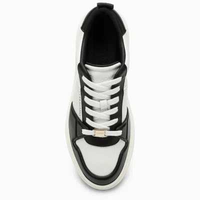 Ferragamo Suede Patch Skate Sneaker In Multicolor
